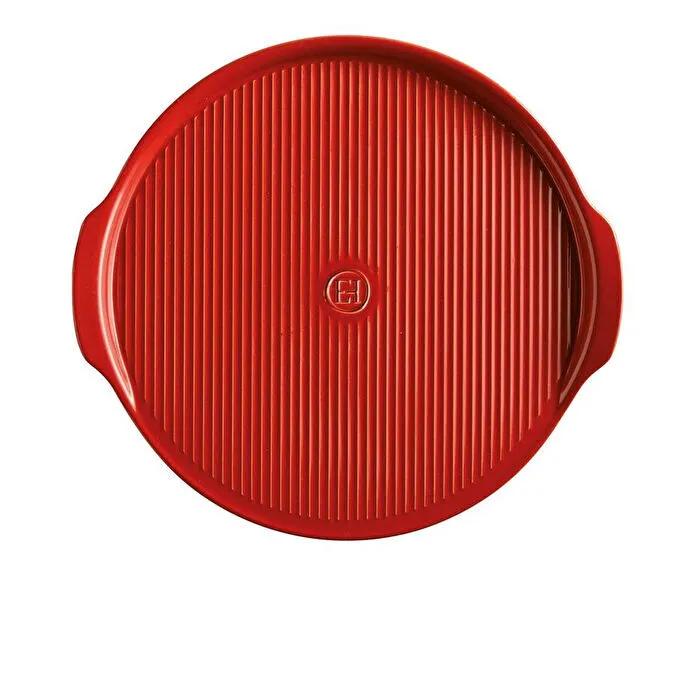 Emile Henry Pizza/fırın Kabı Yuvarlak 40 Cm Kırmızı/burgundy