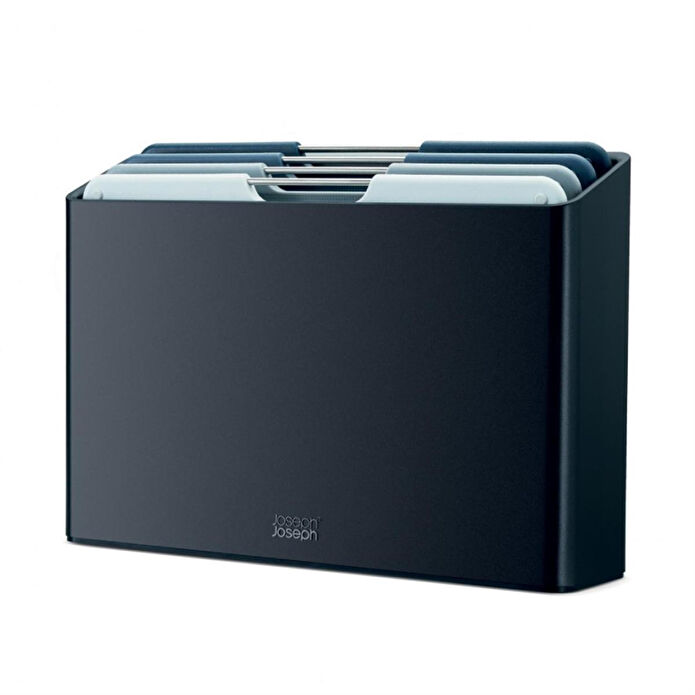 Joseph Joseph Folio Standlı Büyük Kesme Tahtası 4 Lü Koyu Gri