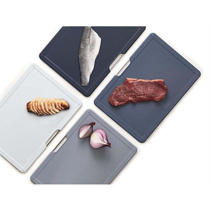 Joseph Joseph Folio Standlı Büyük Kesme Tahtası 4 Lü Mavi