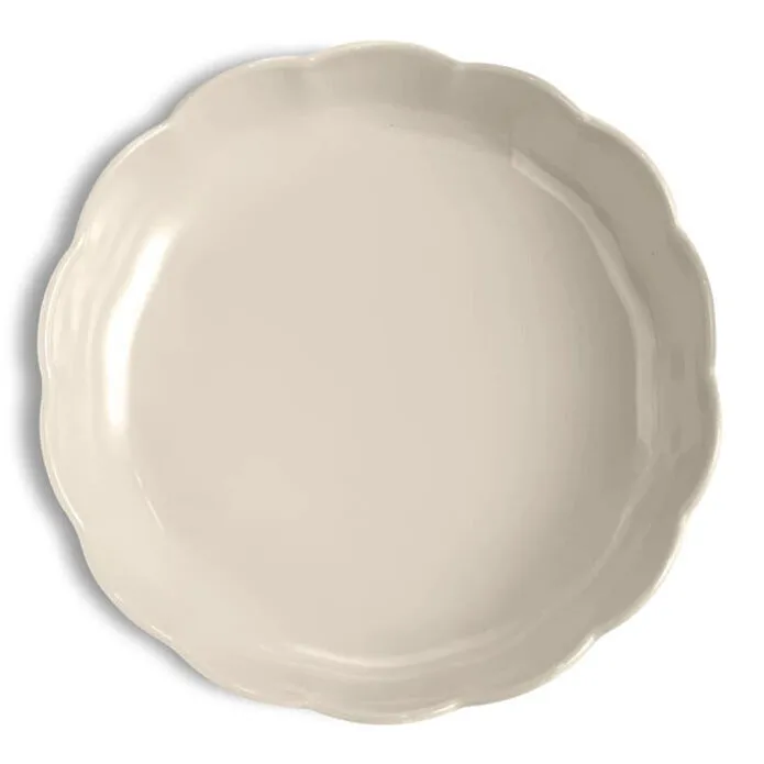 Emile Henry Madeleine Fırın Kabı Yuvarlak 27 Cm Ekru/clay