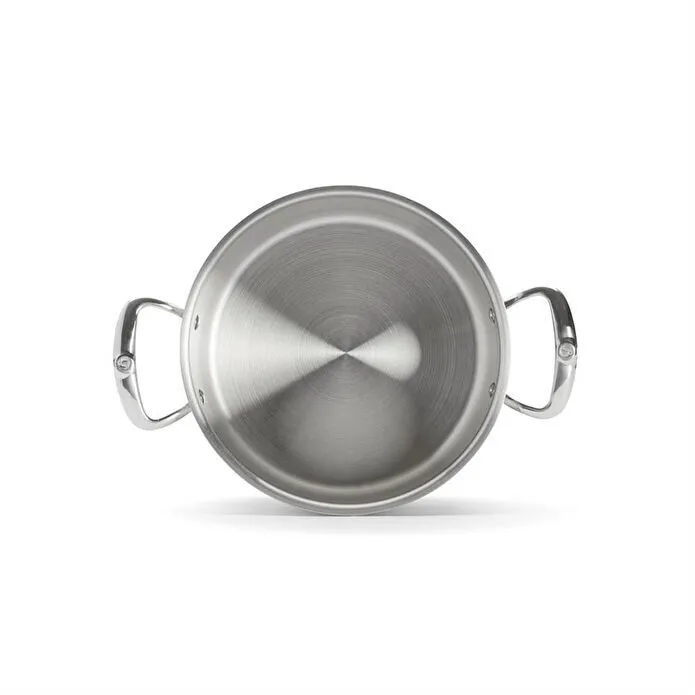 De Buyer Milady Cam Kapaklı Paslanmaz Çelik Tencere 24 Cm Paslanmaz Çelik