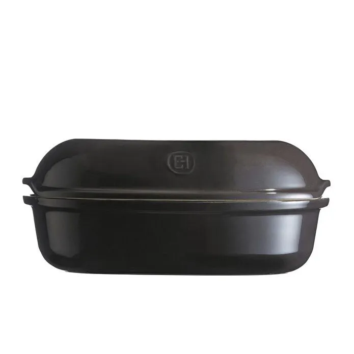 Emile Henry Artisan Ekmek/fırın Kabı 34 X 23 Cm Antrasit
