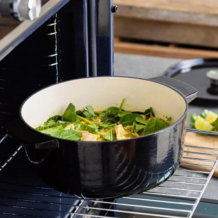 Kitchenaid Döküm Demir Tencere 26 Cm - 5.2 L Siyah