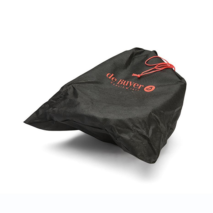 De Buyer Choc Extreme Yapışmaz Kaplama Cam Kapaklı Tencere 20 Cm Siyah