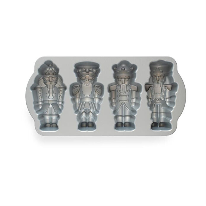 Nordicware Nutcracker Mini Kek Kalıbı Platin