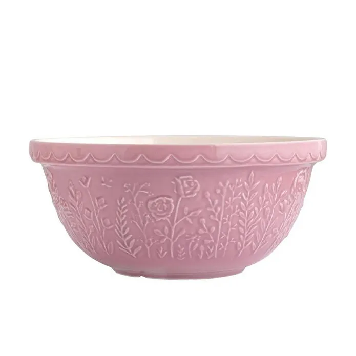 Mason Cash In The Meadow S12 Desenli Karıştırma Kabı 29 Cm Pudra Pembe
