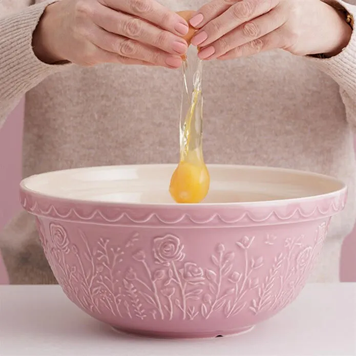 Mason Cash In The Meadow S12 Desenli Karıştırma Kabı 29 Cm Pudra Pembe