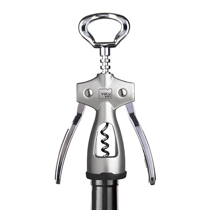 Vacu Vin Kanatlı Tirbuşon Gümüş - Kutulu Gümüş