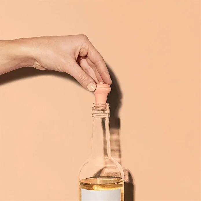 Vacu Vin Vakum Şarap Tıpası Çok Renkli 4 Parça - Kutulu Çok Renkli