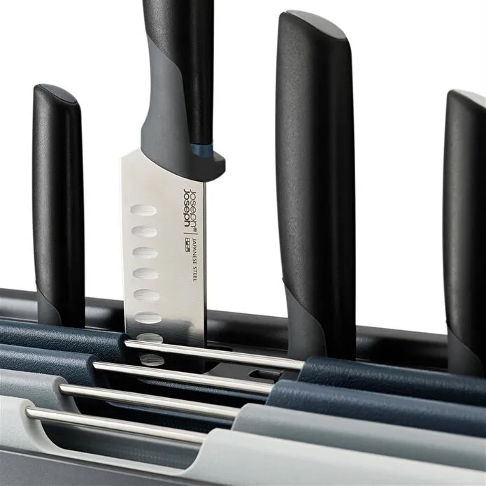 Joseph Joseph Folio Plus 8 Parça Bıçak Seti Koyu Gri