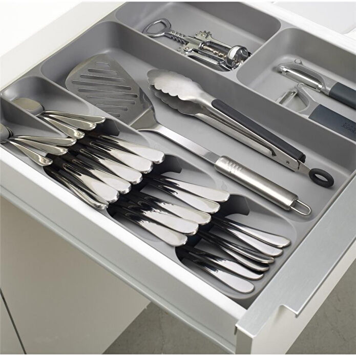 Joseph Joseph Drawer Store Çatal-bıçak Ve Mutfak Gereçleri Düzenleyici Gri