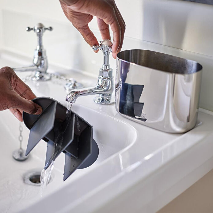 Joseph Joseph Easystore Luxe Büyük Diş Fırçalık Caddy Çelik