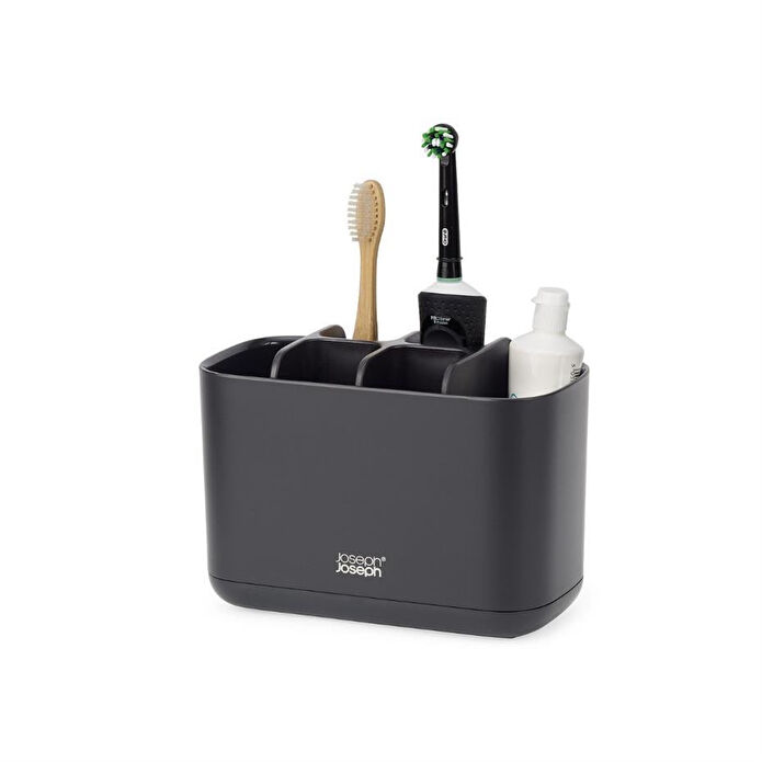 Joseph Joseph Easystore Büyük Diş Fırçası Kabı Mat Siyah