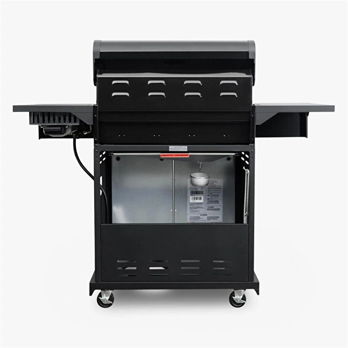 Kenmore Gazlı Barbekü 4 Ocaklı Siyah