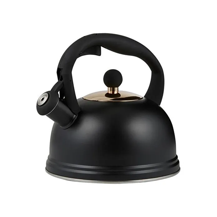 Typhoon Otto Serisi Islık Mekanizmalı Su Isıtıcısı - Siyah