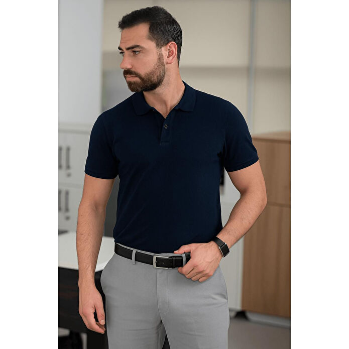 Bloominbag Bloombelt Cosmic Black Hakiki Deri Erkek Kemer-110cm