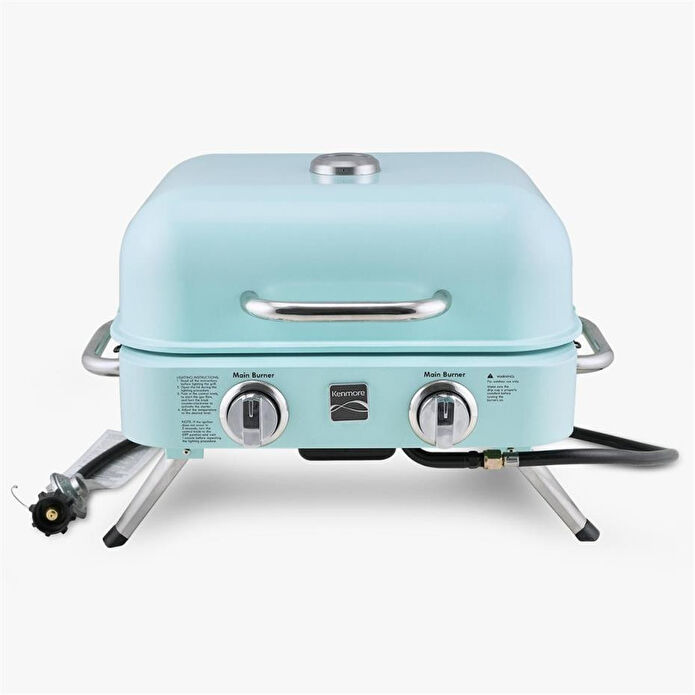 Kenmore Masa Üstü Gazlı Barbekü Turkuaz