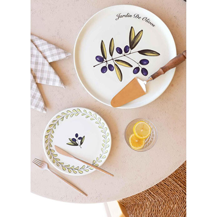 The Mia Olivos Servis Tabağı 30 Cm Ovs0005