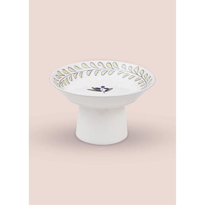 The Mia Olivos Ayaklı Servis Tabağı 20 Cm