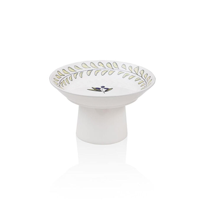 The Mia Olivos Ayaklı Servis Tabağı 20 Cm