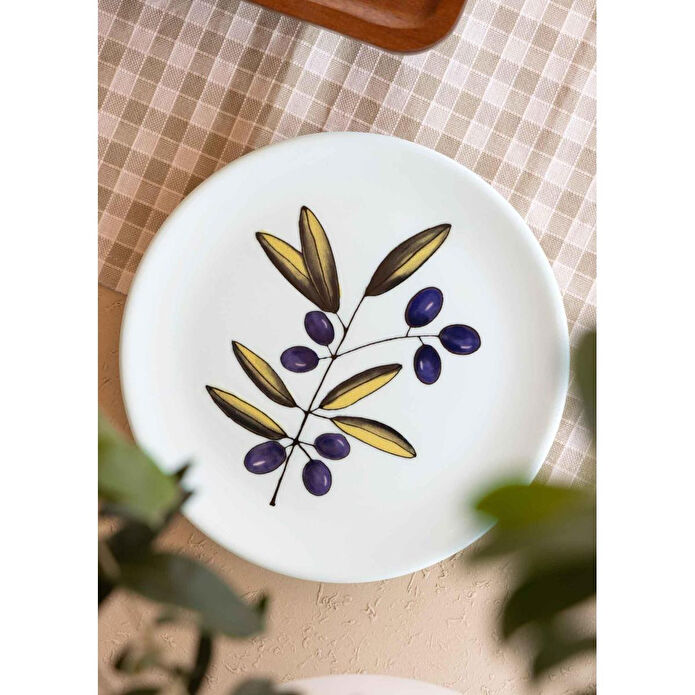 The Mia Olivos 6 Kişilik Yemek Takımı 24 Parça Set 1