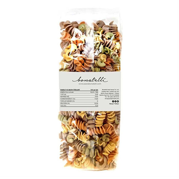 Bonatelli 6lı Sebzeli Burgu Makarna