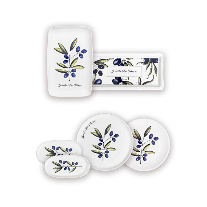 The Mia Olivos Kahvaltı Takımı 6 Kişilik 15 Parça Set 1