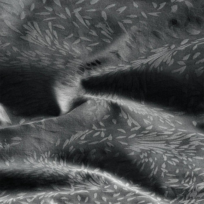 Penelope %100 Pamuk Saten Nevresim Seti 240x220 Cm Antrasit - Plume Serisi