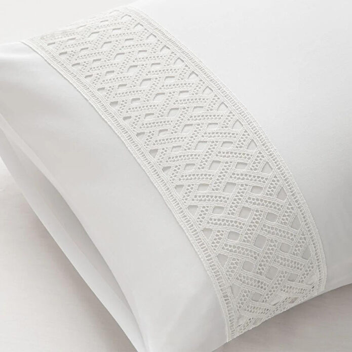 Penelope %100 Pamuk Saten Kumaş Nevresim Seti 240x220 Cm - Delfina Serisi