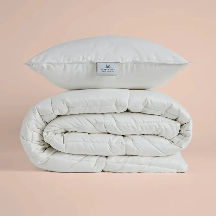 Penelope 8,5 Tog Kaz Tüyü Ve Mikrojel Dolgulu Çift Kişilik Yorgan - Opal Serisi
