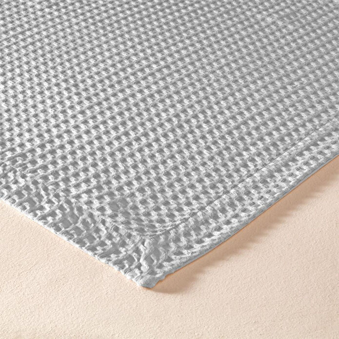 Penelope %100 Pamuk Tek Kişilik Pike 160x220 Cm Gri - Lia Serisi