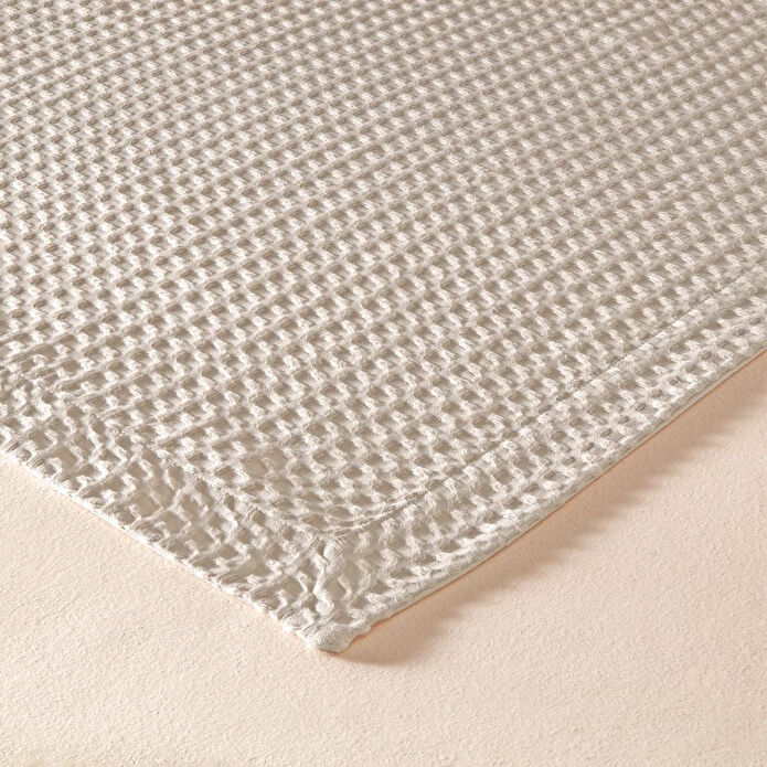 Penelope %100 Pamuk Tek Kişilik Pike 160x220 Cm Taş - Lia Serisi