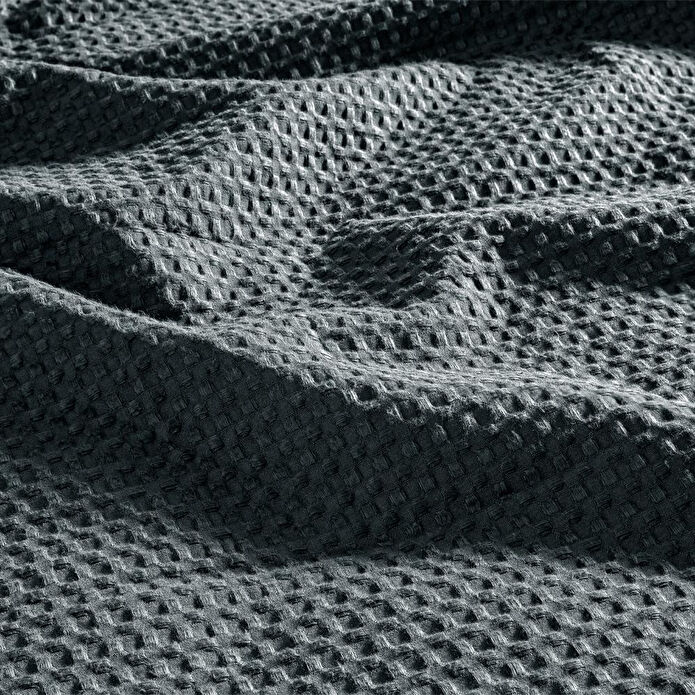 Penelope %100 Pamuk Çift Kişilik Pike 220x240 Cm Antrasit - Lia Serisi