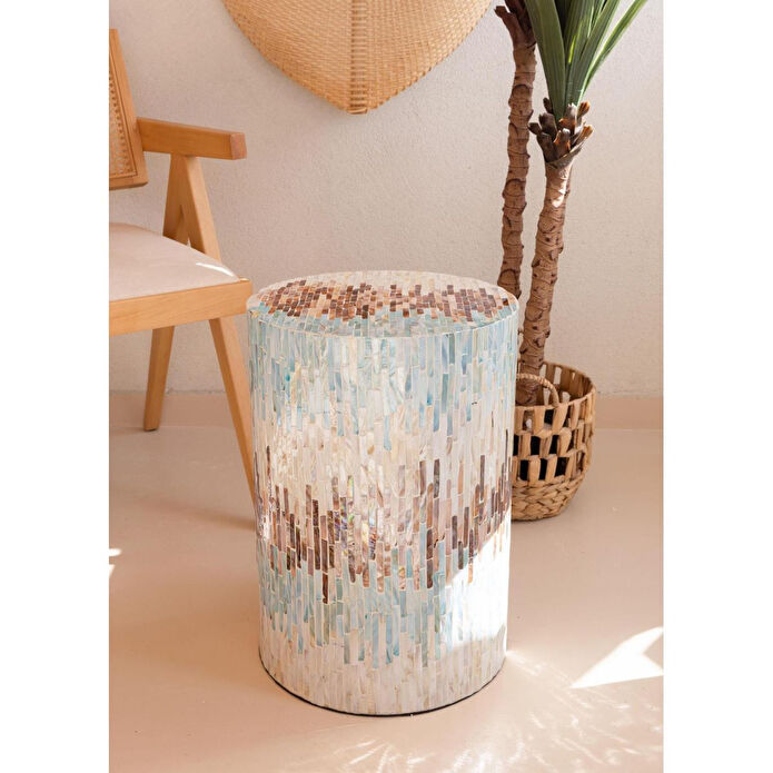 The Mia Sedef Tabure Yan Sehpa 35x50 Cm Tlc0125