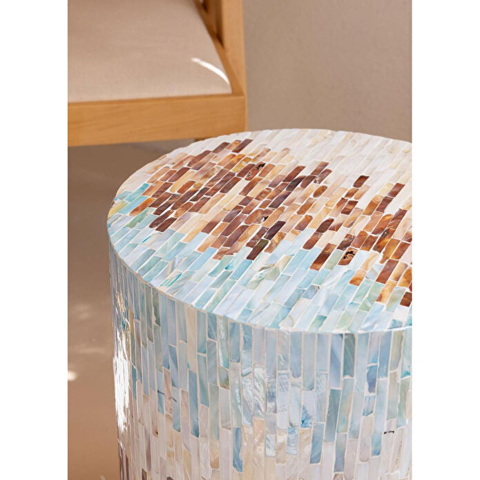 The Mia Sedef Tabure Yan Sehpa 35x50 Cm Tlc0125