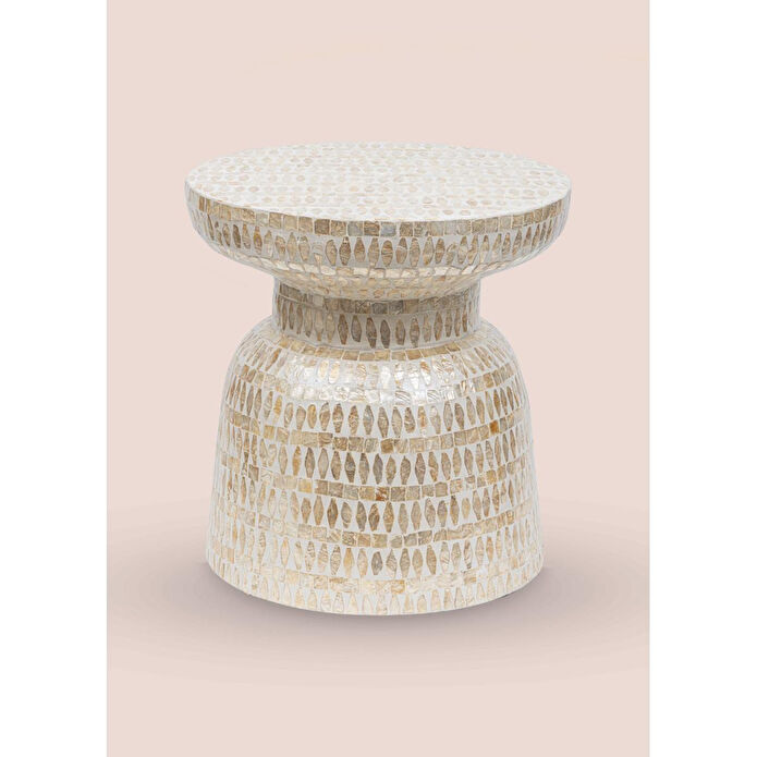 The Mia Sedef Tabure Yan Sehpa 38x40 Cm Tlc0101