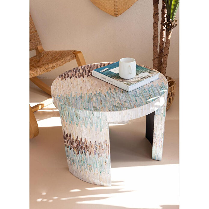 The Mia Sedef Tabure Yan Sehpa 50x40 Cm Tlc0120