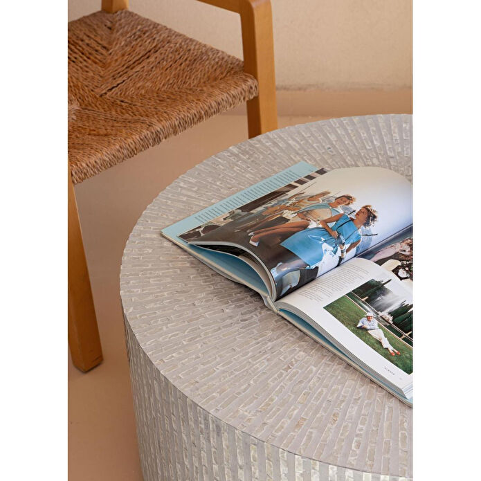 The Mia Sedef Tabure Yan Sehpa 90x40cm Tlc0132