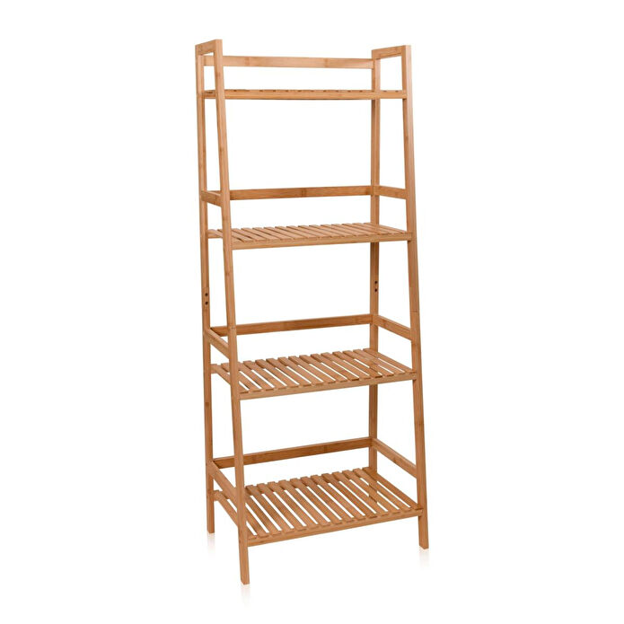 The Mia Bambu 4 Katlı Düzenleyici Dolap Raf 120x49x32 Cm