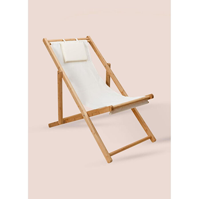 The Mia Bambu Katlanır Şezlong Sandalye