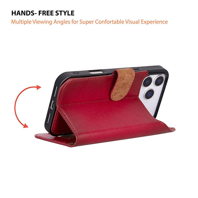 Bloominbag Bloomcase Magic Wallet Crimson Red Apple Iphone 17 Pro (6.3