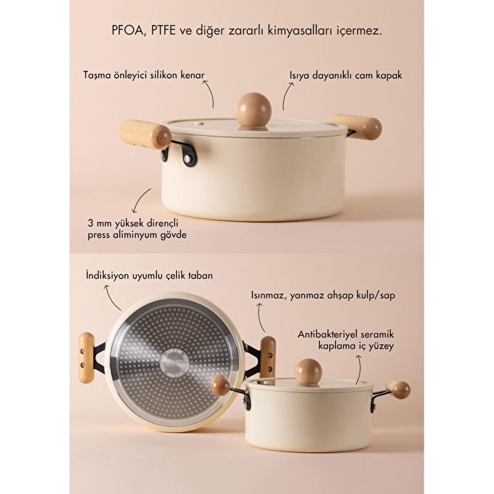 The Mia Cucina Di Mia Derin Tencere 24 Cm