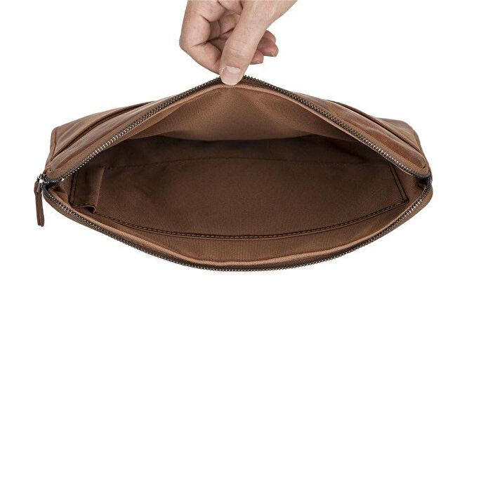 Bloominbag Awe Slim Hakiki Deri Kahverengi 16inç Laptop / Macbook Kılıf