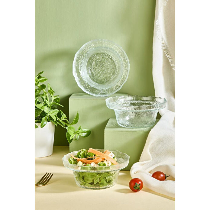 Lora Bianca Gemma Salata/çorba/çerez Kasesi - 3 Adet Beyaz