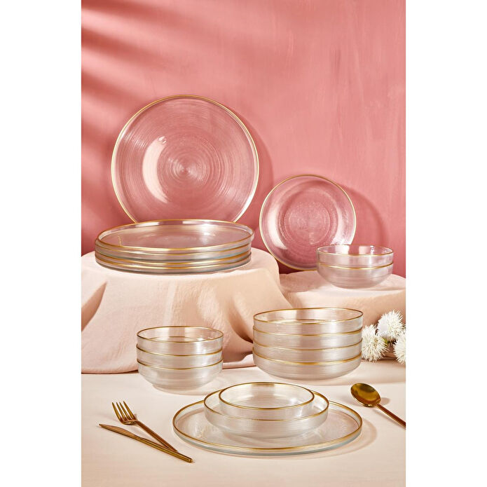 Lora Bianca Ip 18 Parça Yemek Takımı - 6 Kişilik