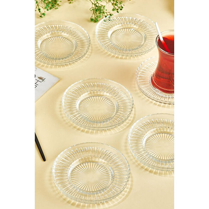 Lora Bianca Riva 6 Parça Çay Tabağı Seti