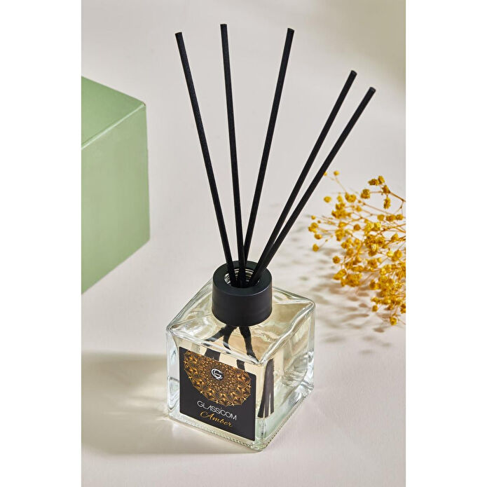 Lora Bianca Reed Diffuser Amber Bambu Çubuklu Oda Kokusu Reed Diffuser Amber Bambu Çubuklu Oda Kokusu