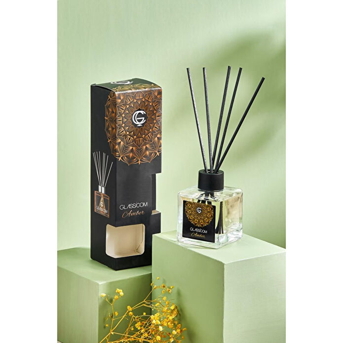 Lora Bianca Reed Diffuser Amber Bambu Çubuklu Oda Kokusu Reed Diffuser Amber Bambu Çubuklu Oda Kokusu