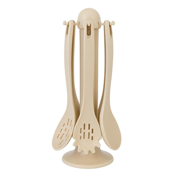 Vienev Plastik Standlı Soğuk Servis Seti Bej | Mutfak Gereçleri Seti