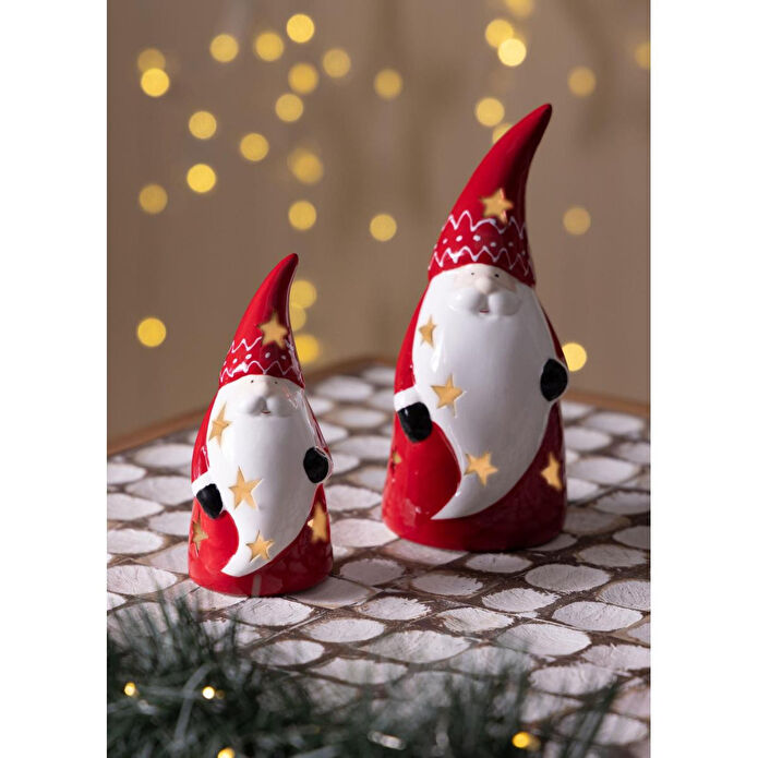 The Mia Dekoratif Tealight Yılbaşı Süsü Şanş Cücesi 5x5x11